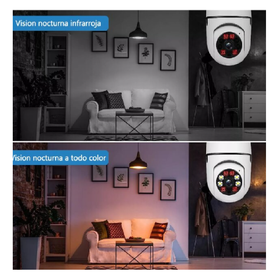 CAMARA BOMBILLO ROBOTICA